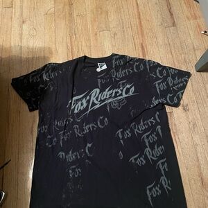 Fox Black Graphic Tee for Men